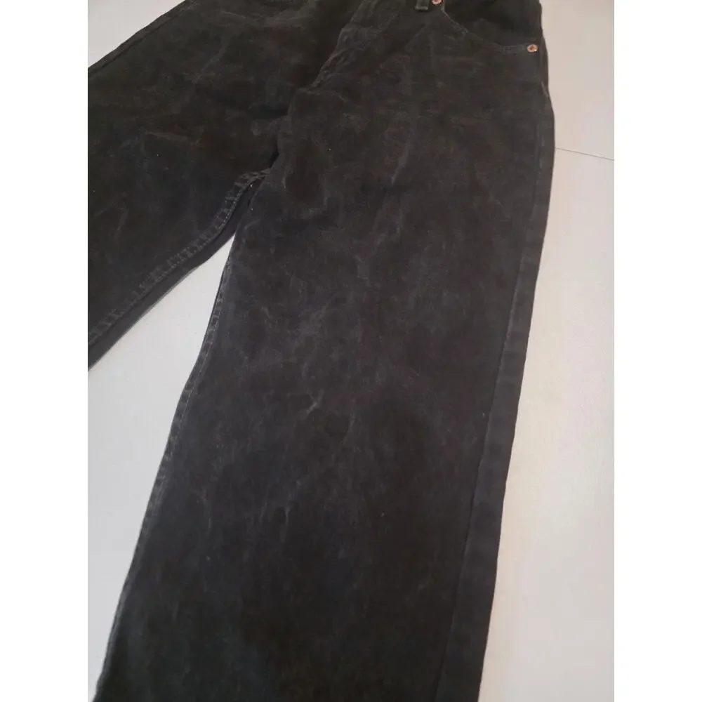 VINTAGE Levi's 550 Jeans Mens 29x34 Black Relaxed Tapered Leg Made in USA 90s